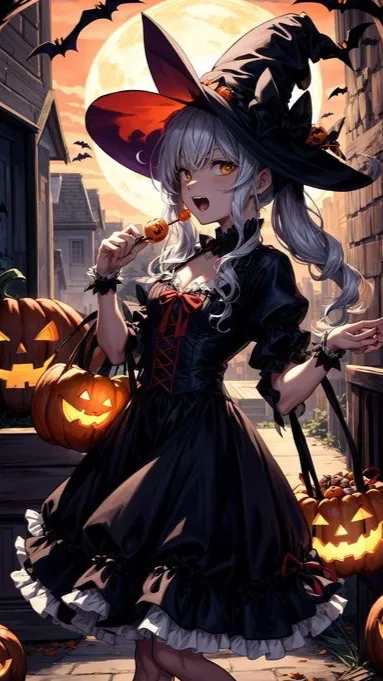 ai character: Holiday night (1) background
