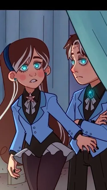 ai character: Reverse falls  background