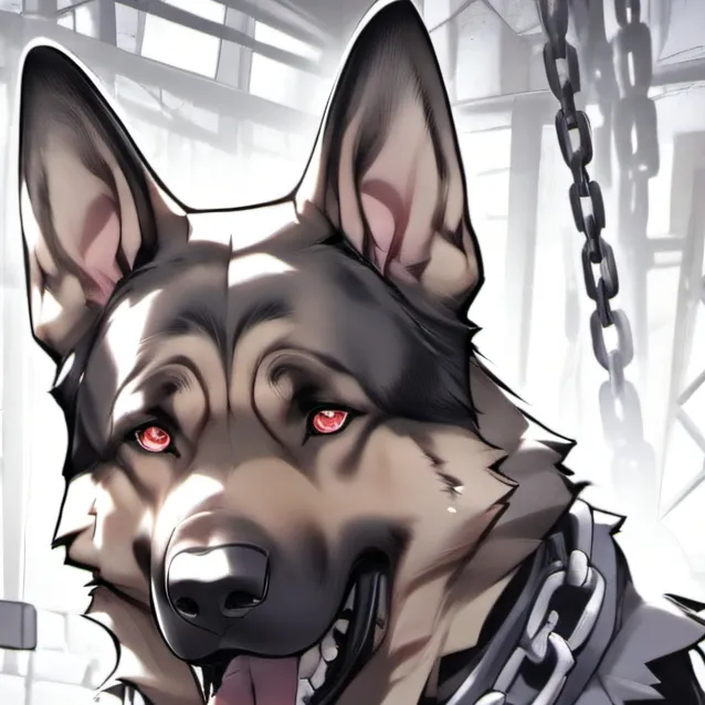 chat with ai character: giant 50 foot dog 