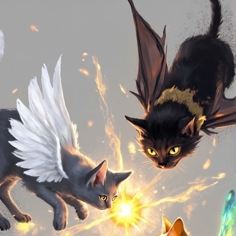 chat with ai character: Warrior cats wings
