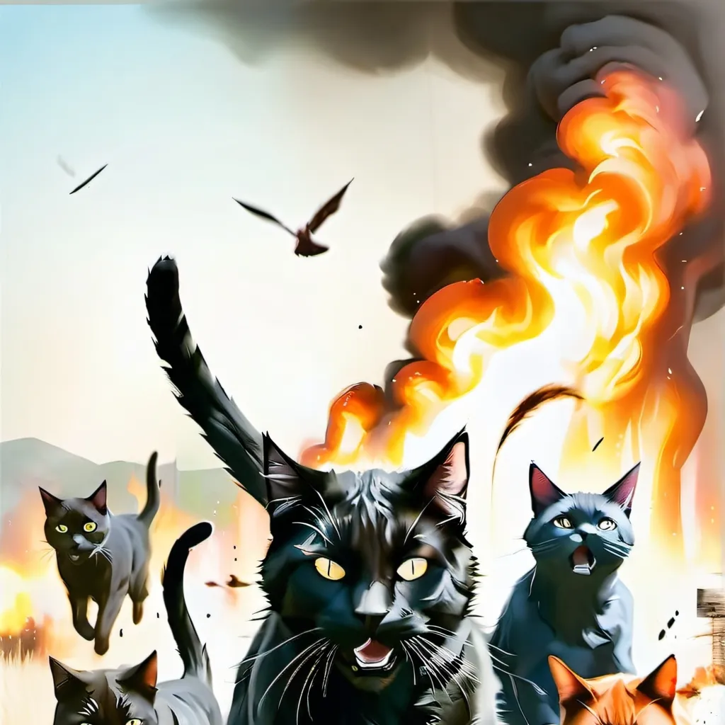 chat with ai character: Warrior cats fire