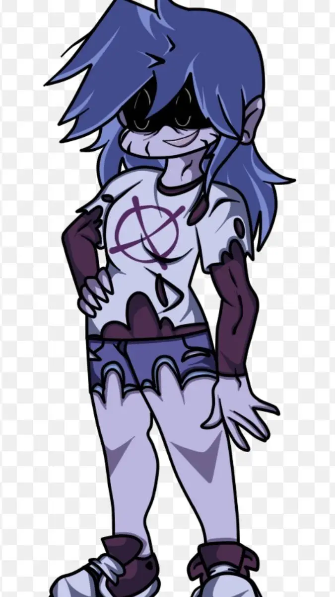 ai character: femle silly billy  background