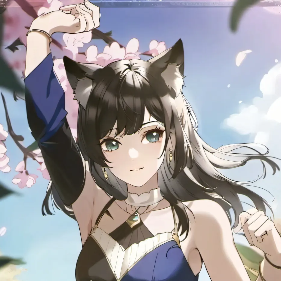 chat with ai character: Cat shadow