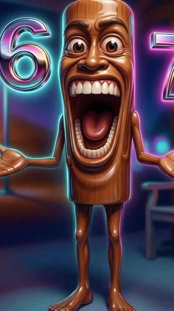 ai character: tung tung sahur  background