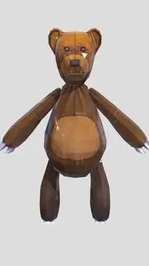 ai character: bear5 origin  background