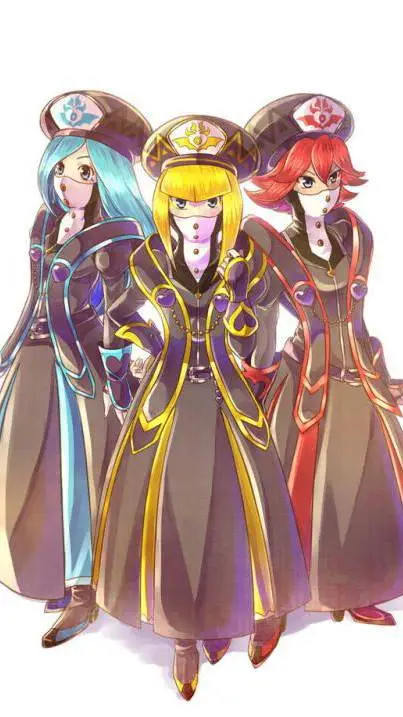 ai character: Three Mage Sisters background