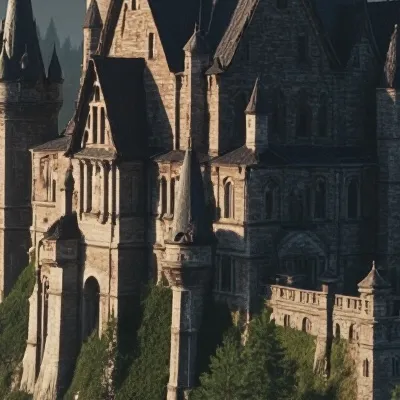 chat with ai character: A castle