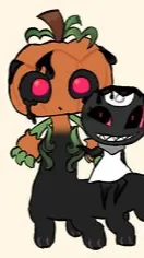 ai character: Gourdy and toodles background