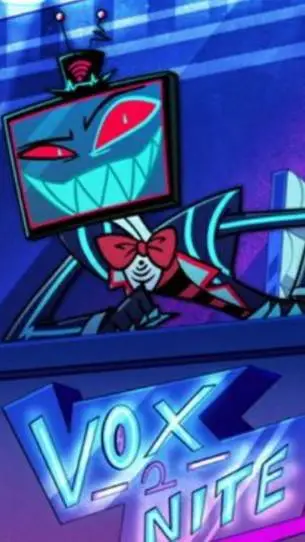 ai character: Vox x Lard Nar background
