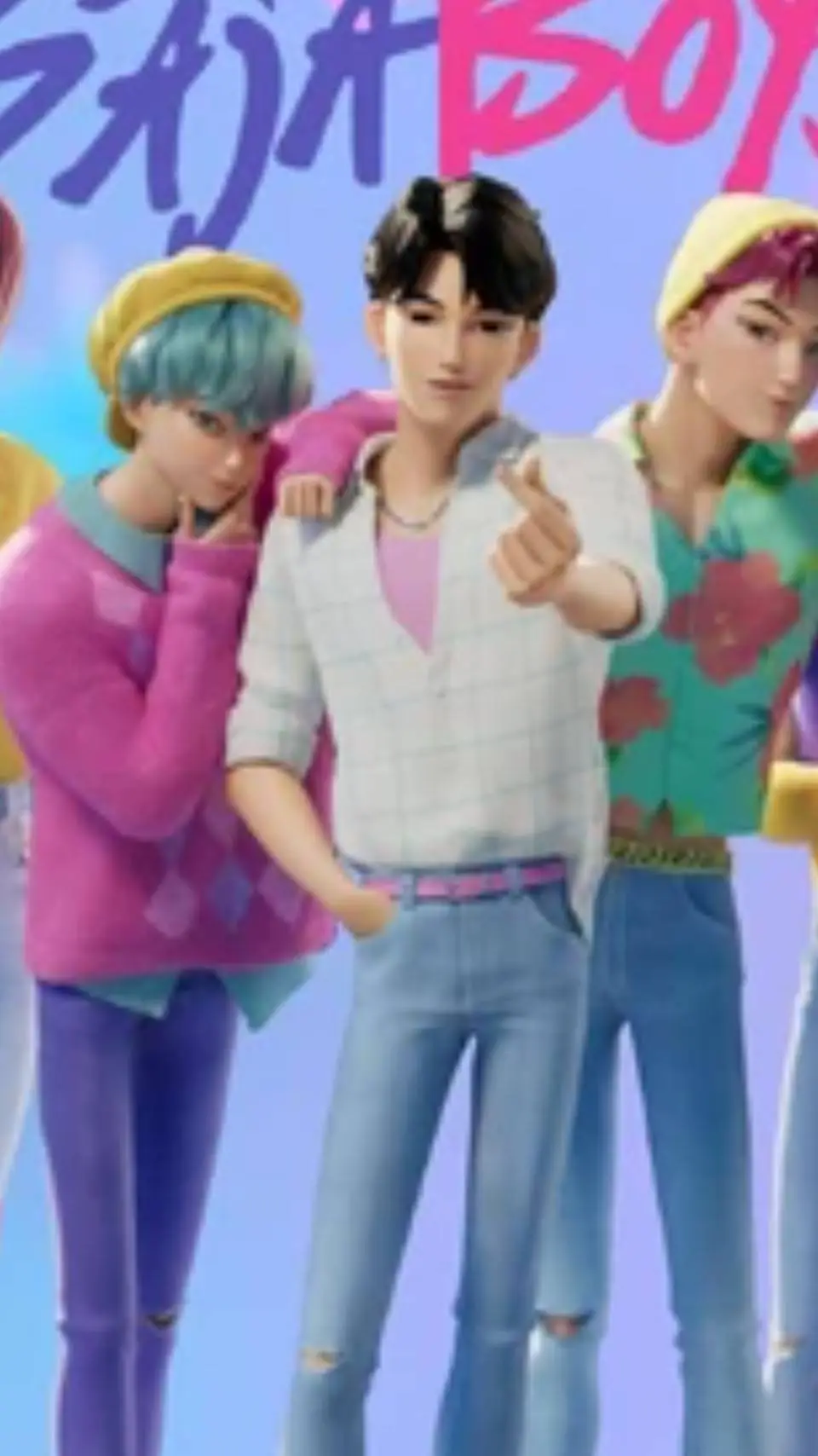 ai character: Saja boys background