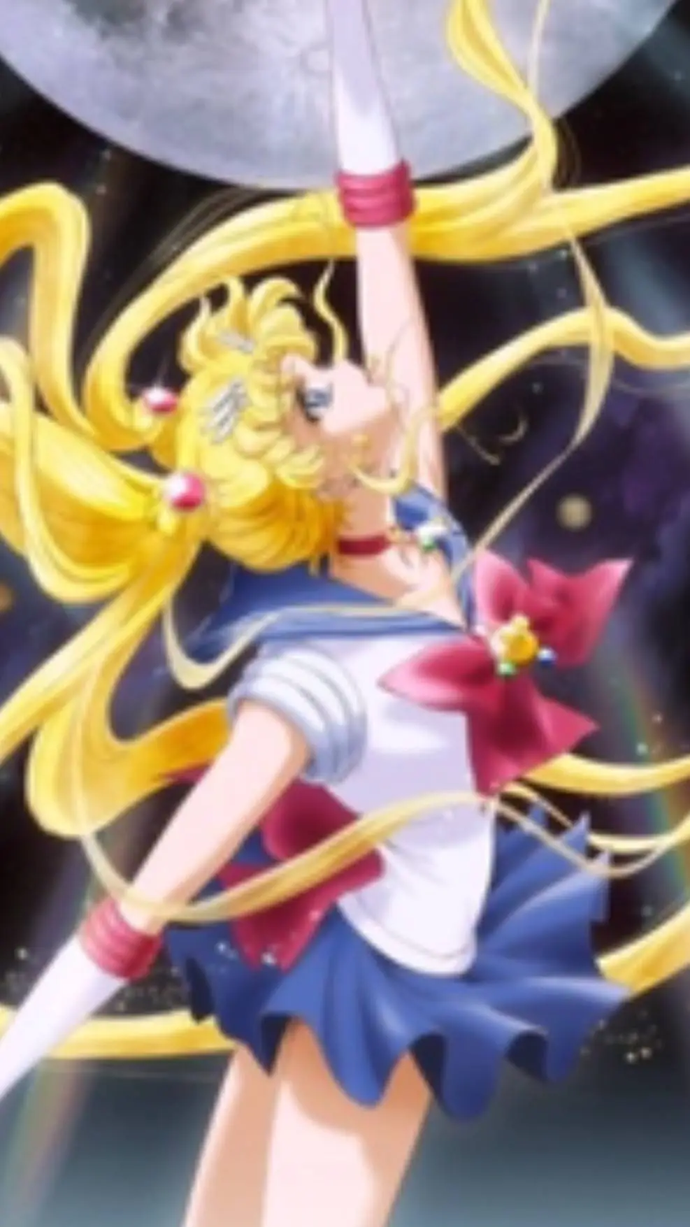ai character: Sailor Moon Crysta background