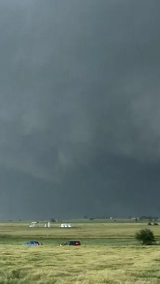 ai character: El Reno Tornado background