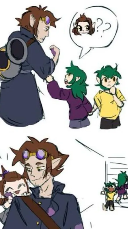 ai character: Blight Family background