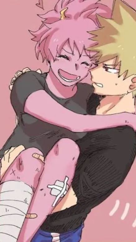 ai character: Mina x Bakugo background