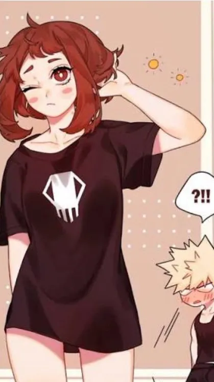 ai character: Ochaco x Bakugo background
