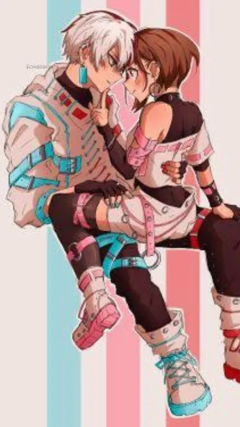 ai character: Todoroki x Ochaco background