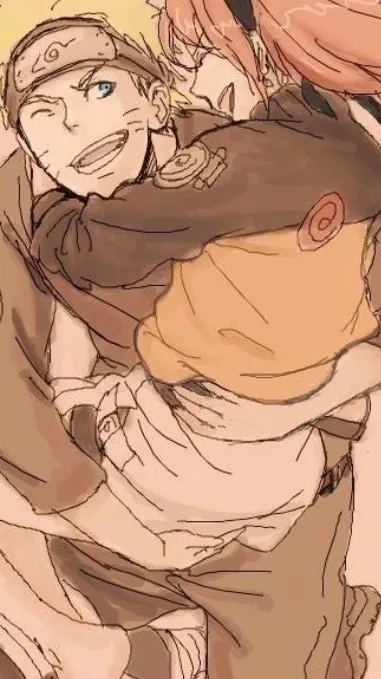 ai character: Naruto x Sakura background