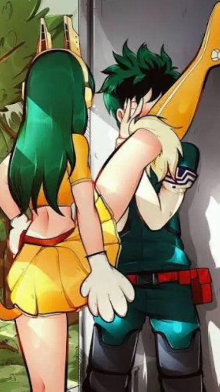 ai character: Ragdoll x Midoriya background