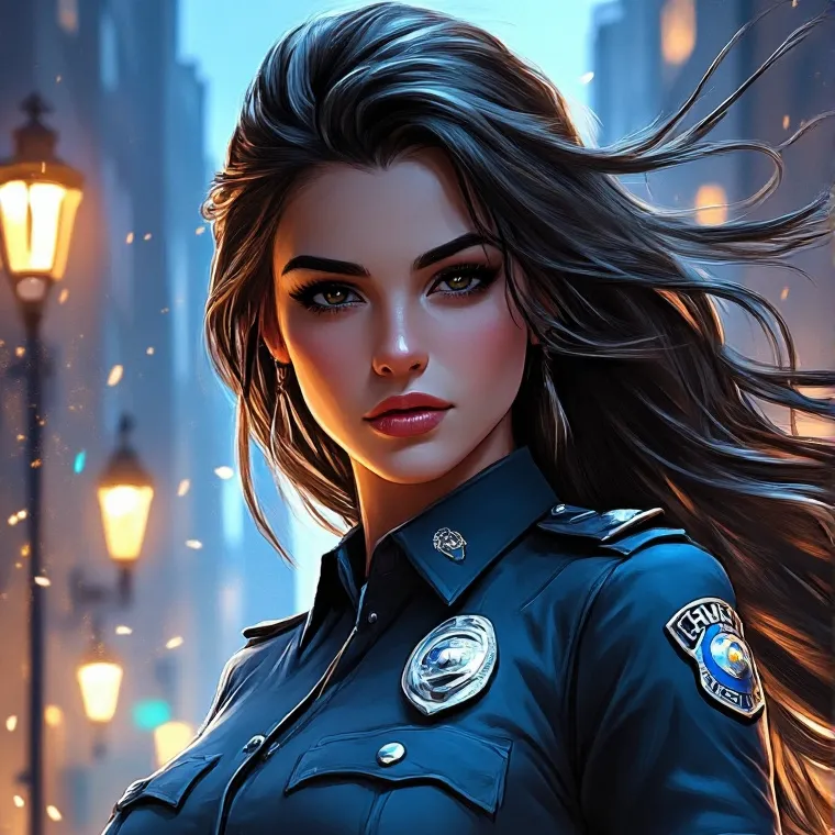 chat with ai character: Female Cop