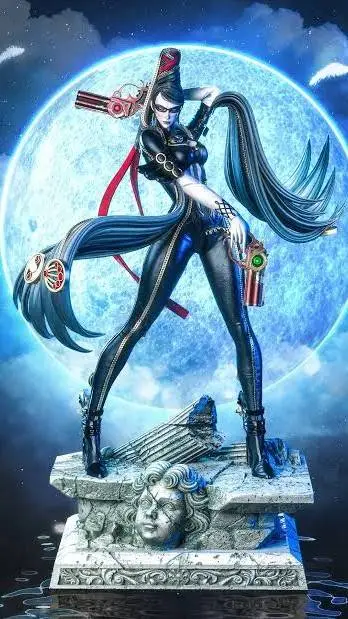 ai character: Bayonetta background