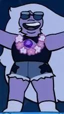 ai character: Amethyst background