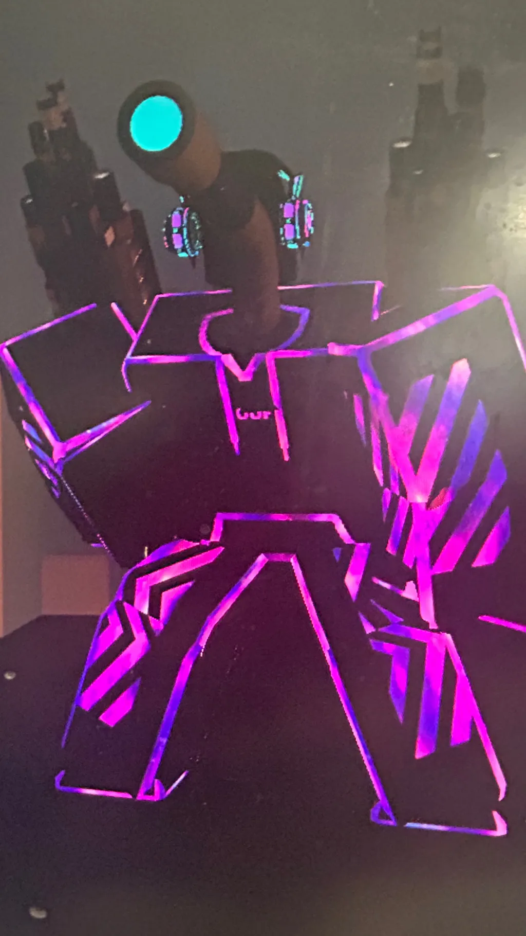 ai character: Mechtitantelescope background