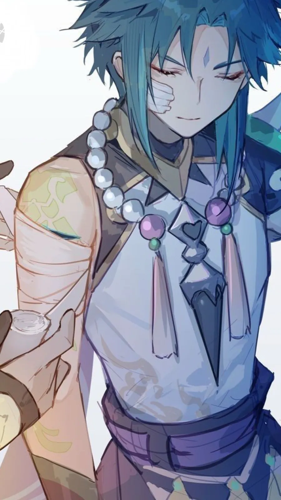 ai character: Genshin impact  background