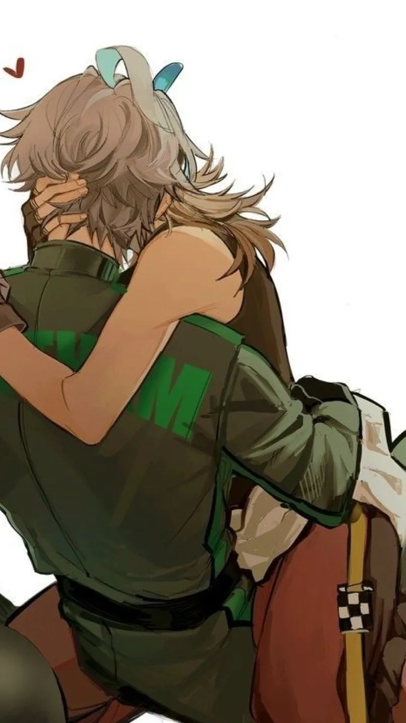 ai character: Comforting Kaveh  background