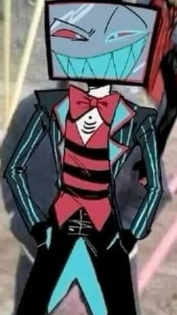 ai character: ❤Vox🩵 background