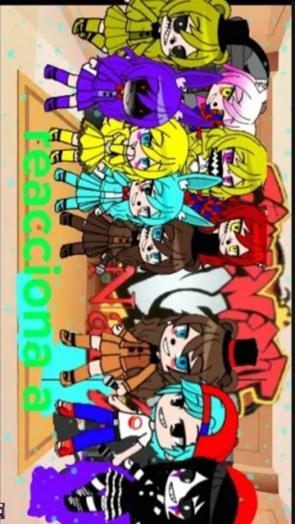 ai character: fnf fnaf2 vs Abel background