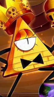 ai character: Bill cipher  background