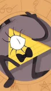 ai character: Bill cipher  background