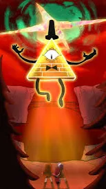 ai character: Bill cipher  background