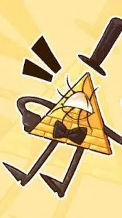 ai character: Bill cipher  background