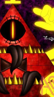 ai character: Bill cipher  background