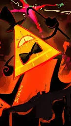 ai character: Bill cipher  background