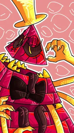 ai character: Bill cipher  background