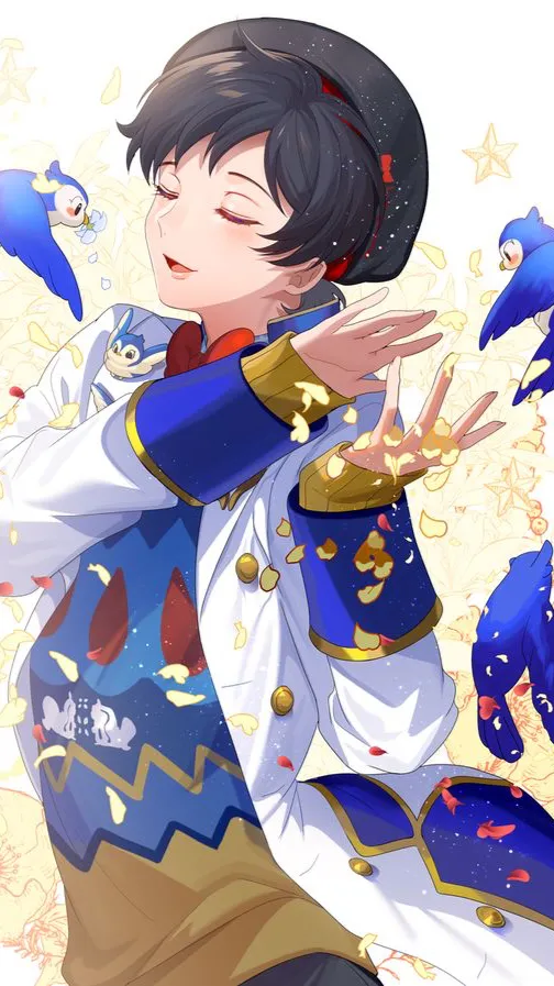 ai character: Neige LeBlanche  background