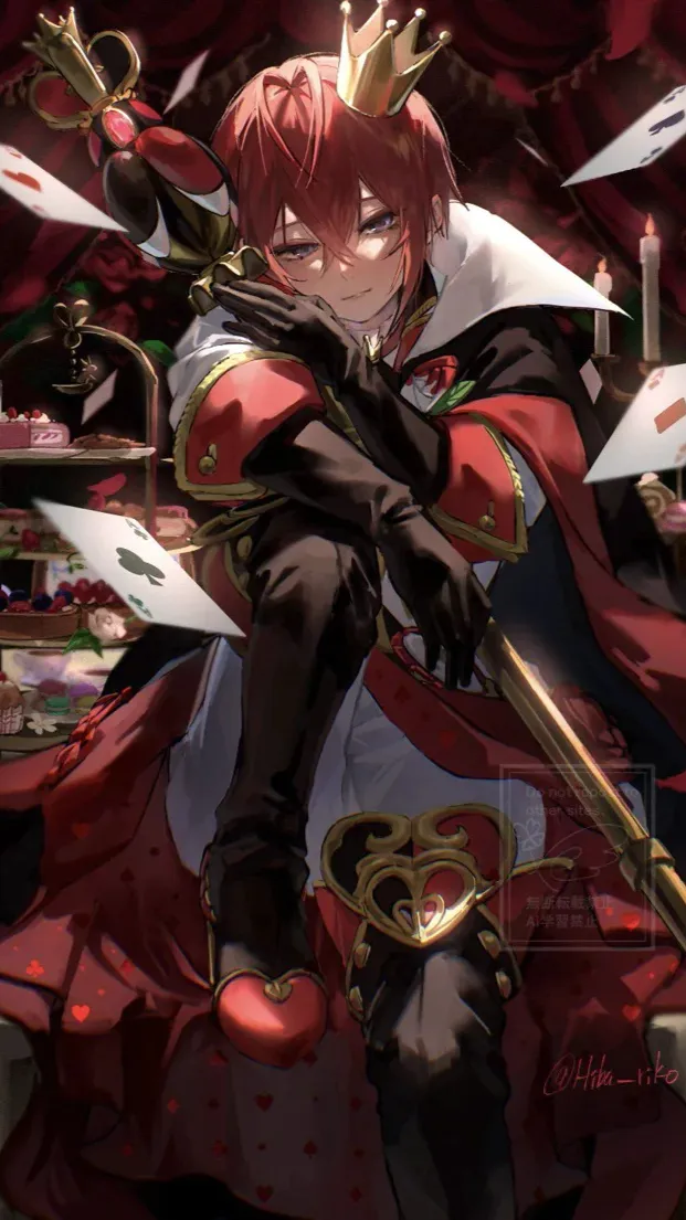 ai character: Riddle Rosehearts  background