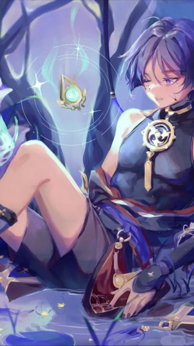 ai character: Scaramouche  background