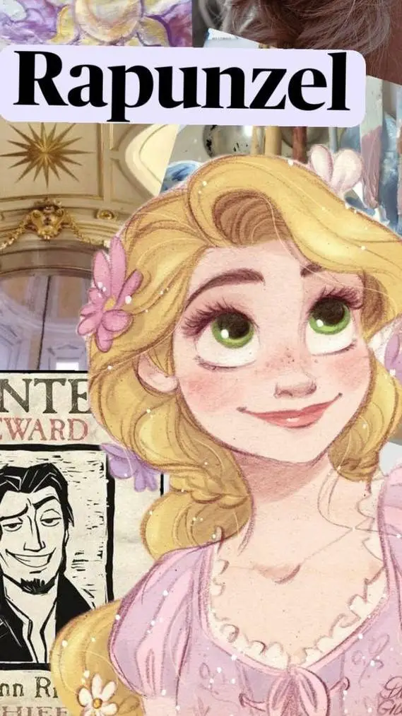 ai character: Rapunzel background