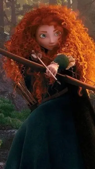 ai character: Merida background