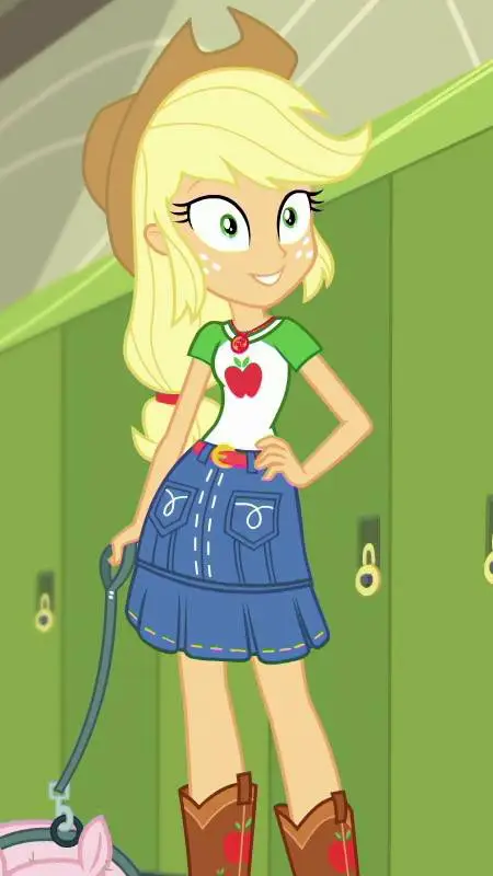 ai character: EQ Applejack  background