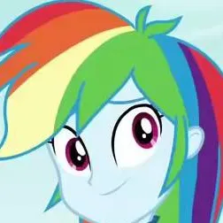 chat with ai character: EQ rainbow dash 