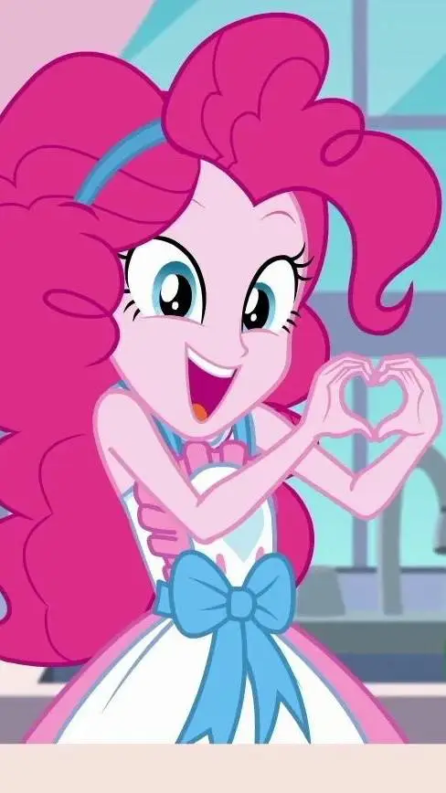 ai character: EQ pinkie pie  background