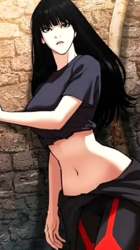 ai character: Attractive girl background