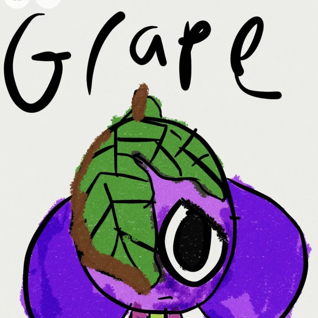 chat with ai character: Grape (my oc) lol