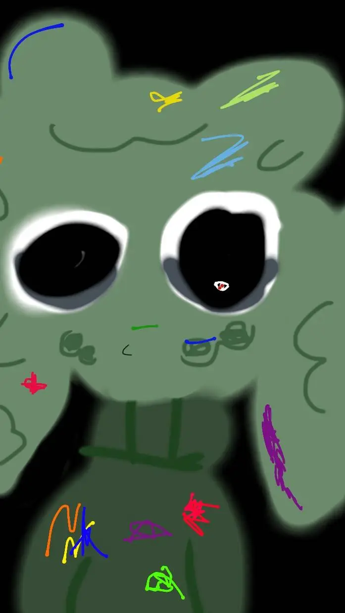 ai character: rainbow friends  background