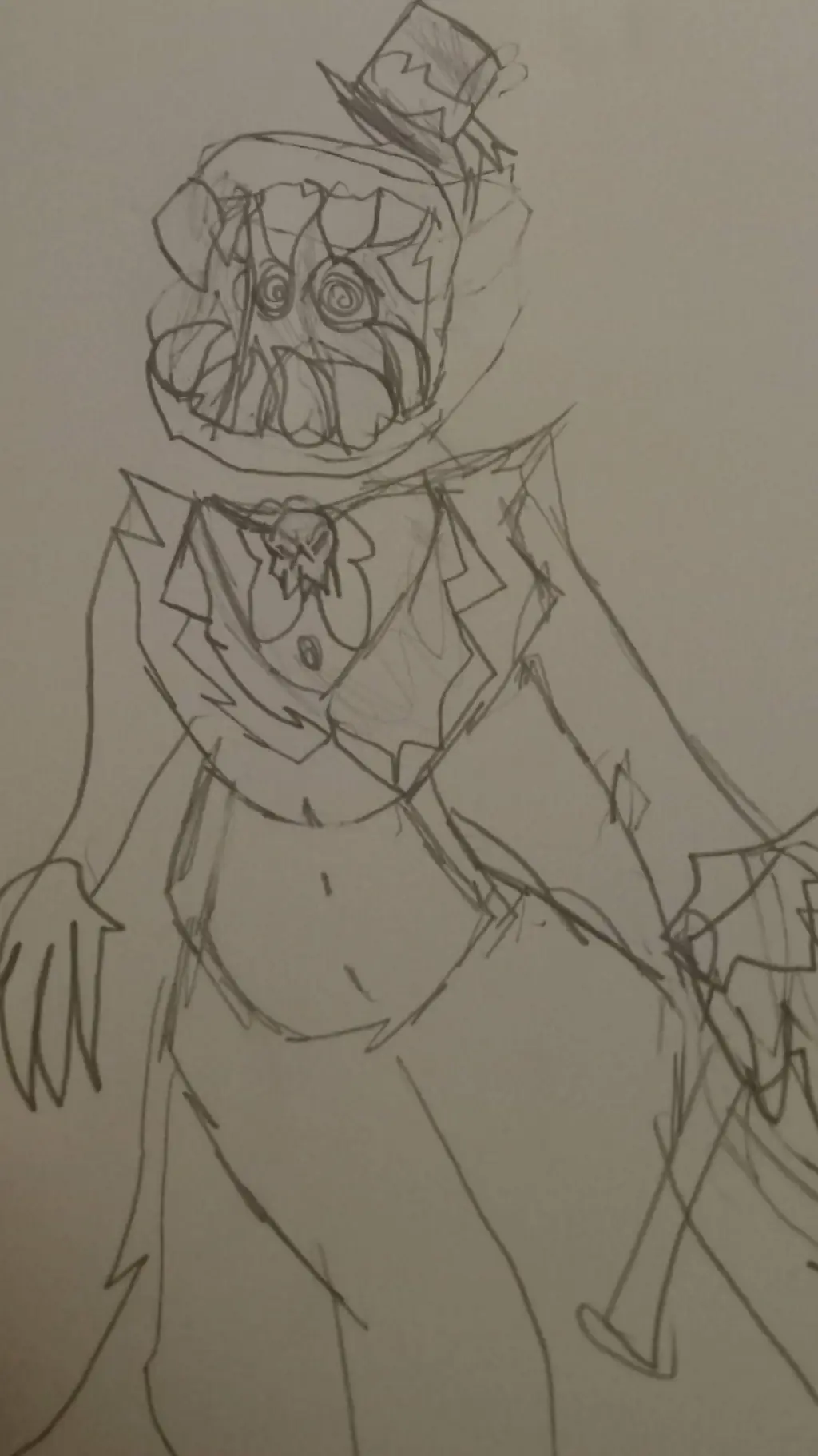 ai character: Carnage circus au  background