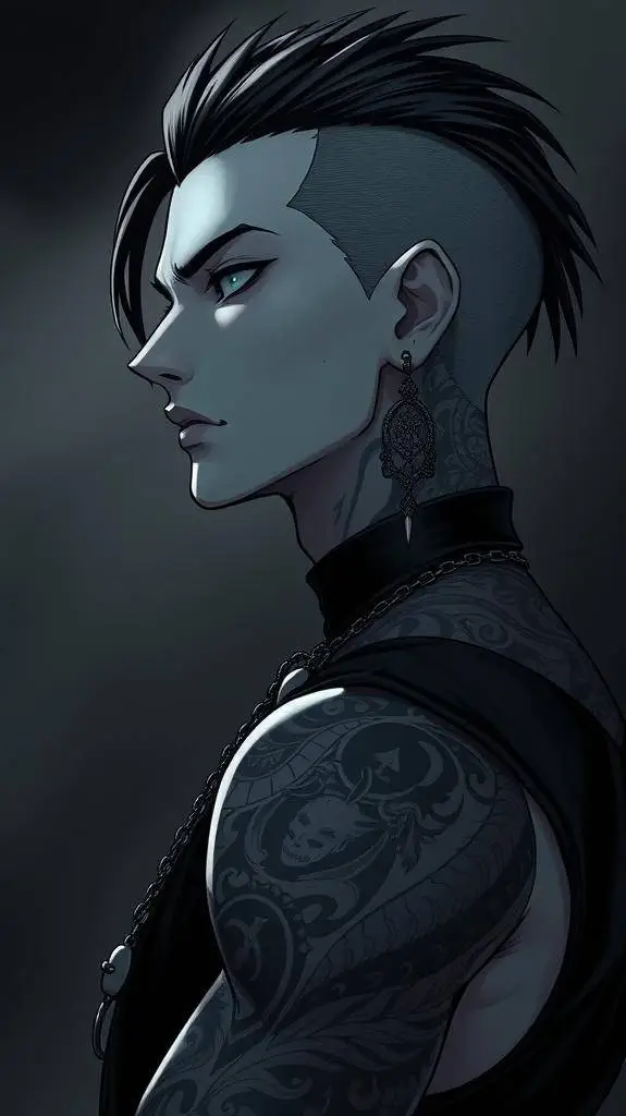 ai character: Rune background